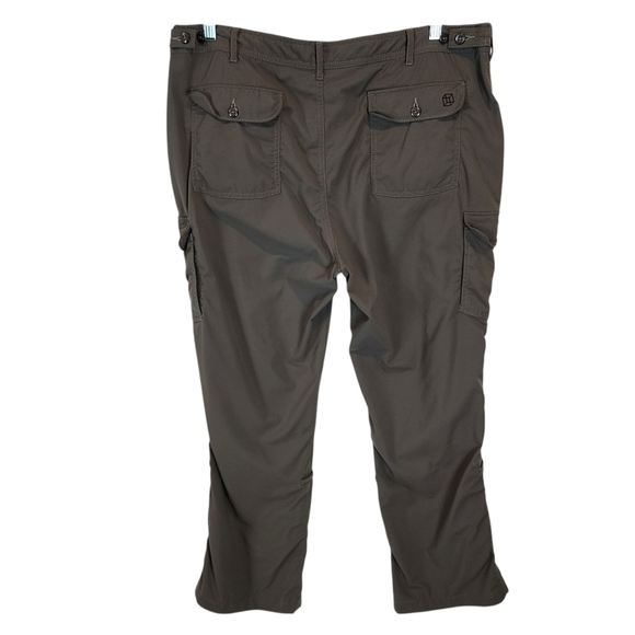 Clothing Arts P*Cubed Pick Pocket Proof Travel Pants Cargo Zip Pockets 16 PETITE - Picture 3 of 8